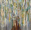Mardi Gras Bead Tree Print