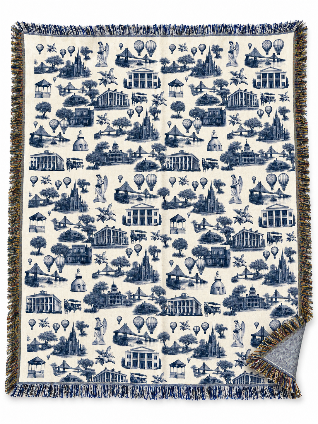 Natchez Toile Blanket