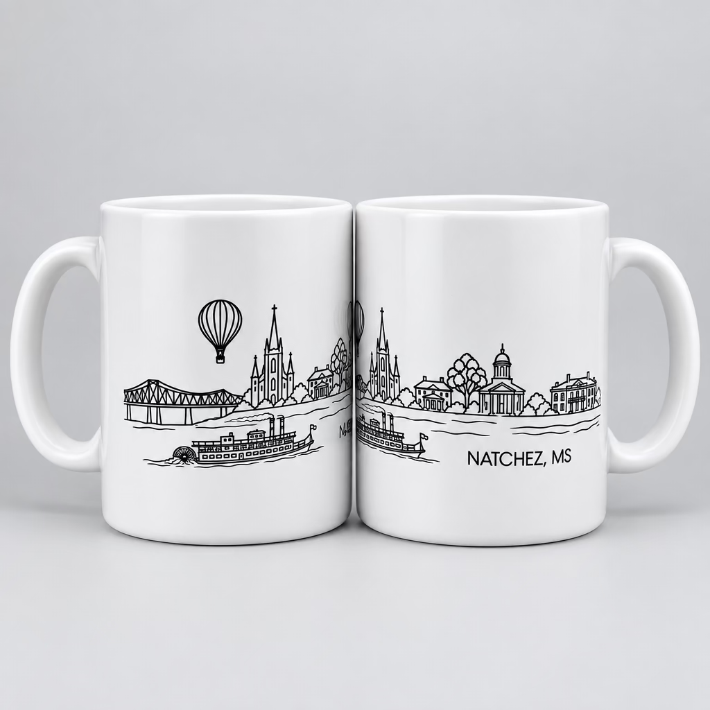 Natchez Skyline Mug