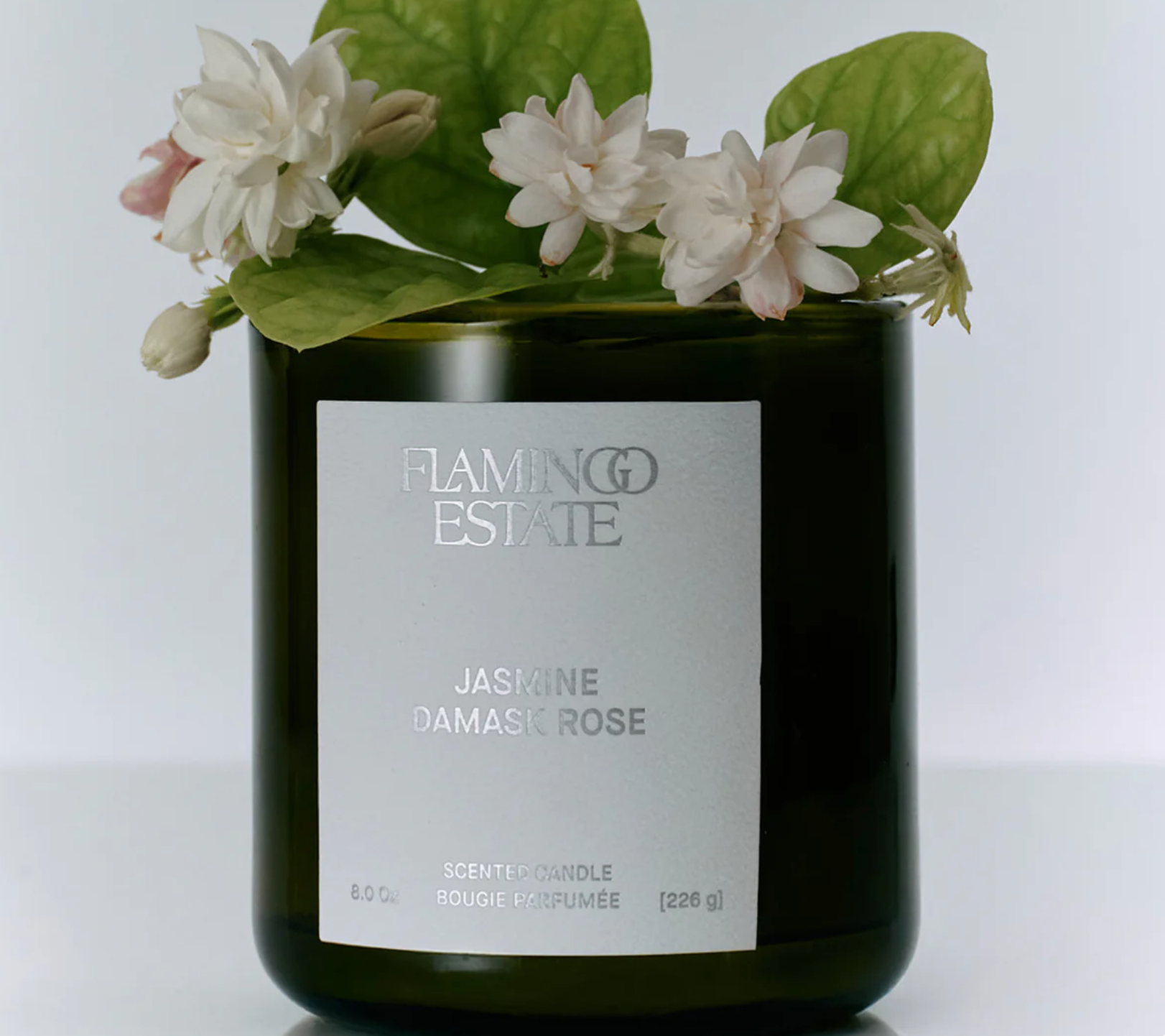 Flamingo Estate Jasmine Damask Rose Candle