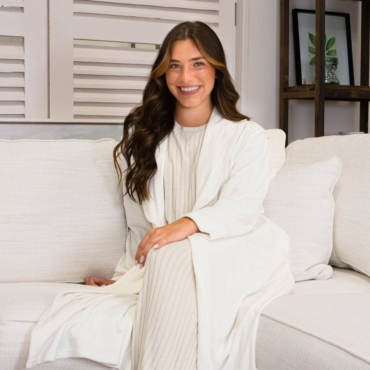 Classic Harbin Robe   Soft White  -Asst.