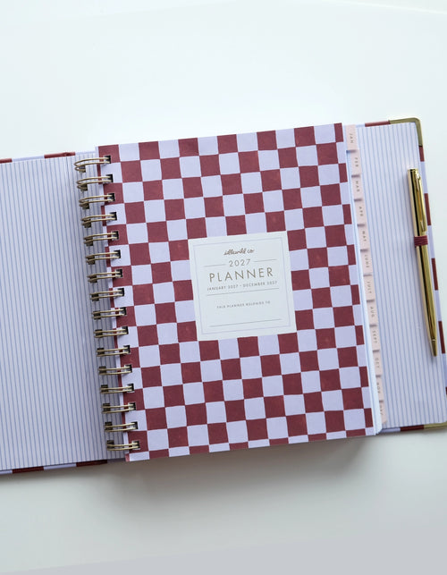 2027 Binder Planner | Periwinkle Checks